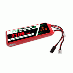 ETOP POWER 2100mAh (A) 20C 2SS 6.6V LiFe-batteri för mottagare och sändare