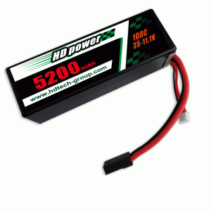 HD 5200mAh 100C 3S 11.1V Hårdväska RC bilbatteri